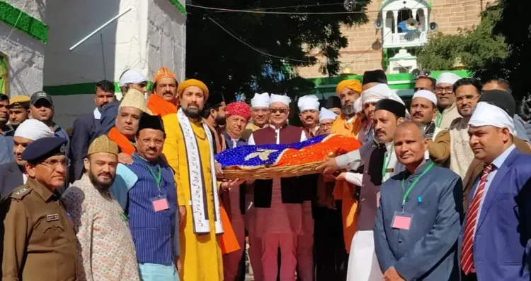Did Union Minister Kiren Rijiju Honor PM Modi at Ajmer Dargah with a Chadar?