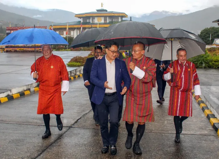 Kiren Rijiju receives rare honour in Bhutan, witnesses 108 Stupas ceremony