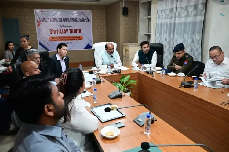 What is the progress of works under various schemes in Manipur?