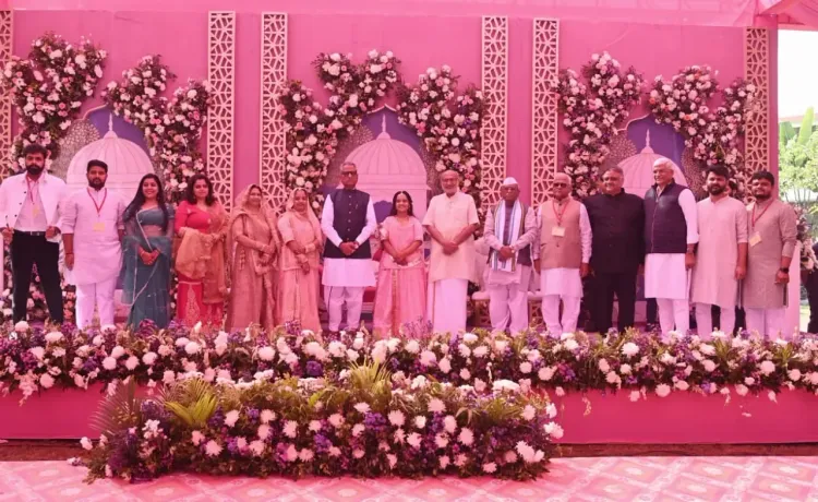 What Happened at the Wedding of Sikkim Governor's Granddaughter with UP CM and Diya Kumari in Rajasthan's Pali?