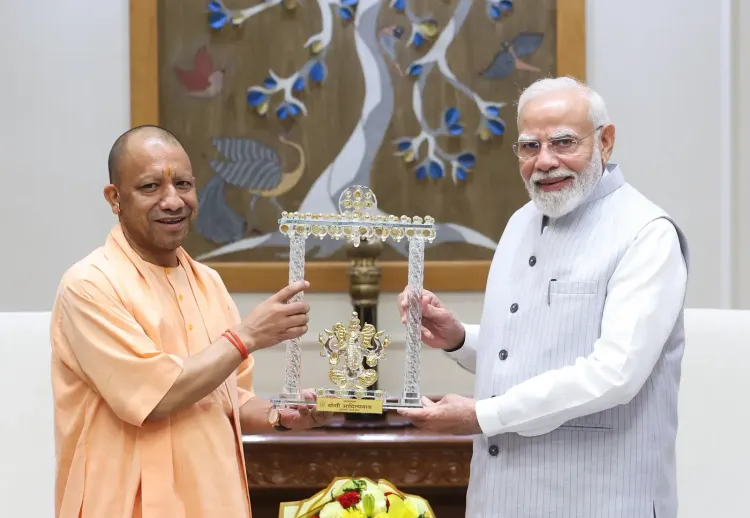 Yogi Adityanath meets PM Modi in New Delhi in courtesy call