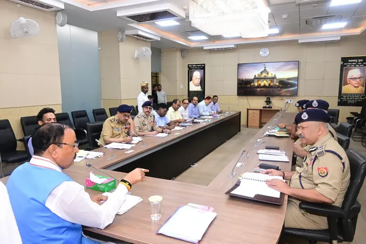 UP Dy CM Keshav Prasad Maurya reviews law and order ahead of Monsoon Session 2026