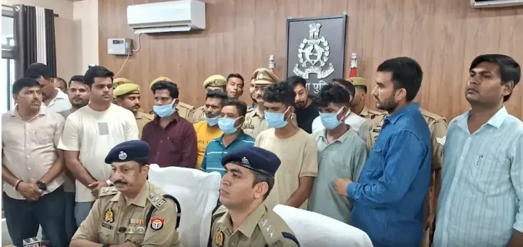 इटावा पुलिस का बड़ा ऑपरेशन: पंखिया गैंग के सरगना समेत 6 गिरफ्तार, 12 जिलों में 86 मामले दर्ज