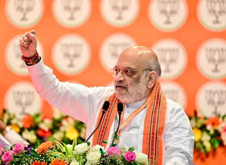अमित शाह का लखनऊ में ऐलान: यूपी में BJP अंगद के पांव की तरह, तीसरी बार प्रचंड बहुमत तय