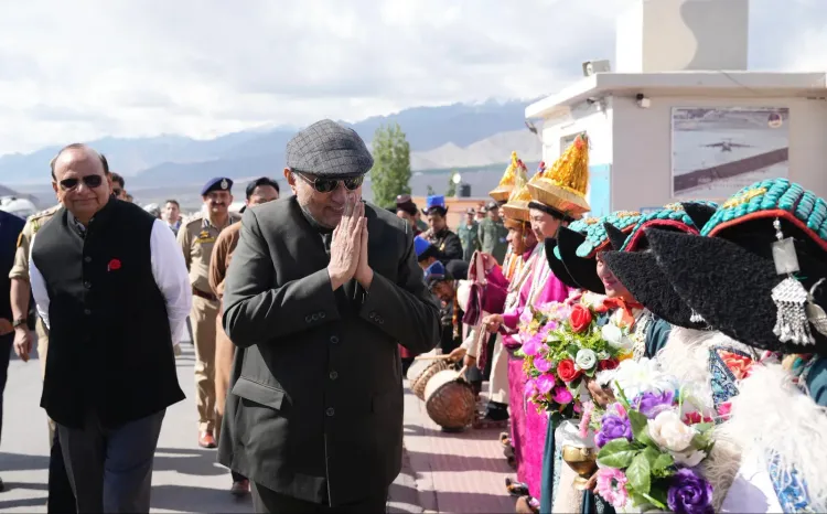 उपराष्ट्रपति सी. पी. राधाकृष्णन लद्दाख पहुंचे, 19-21 जून तक तीन दिवसीय पहली आधिकारिक यात्रा