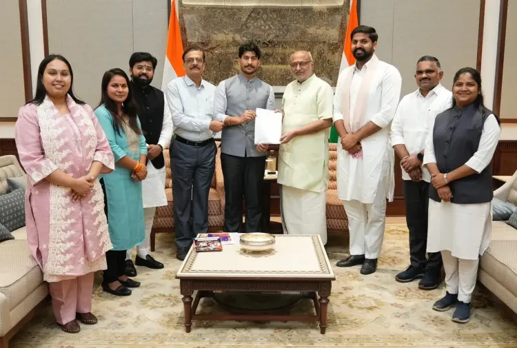 अभाविप प्रतिनिधिमंडल ने उपराष्ट्रपति सीपी राधाकृष्णन से की भेंट, पंजाब विश्वविद्यालय सुधार और छात्र हितों पर हुई विस्तृत चर्चा