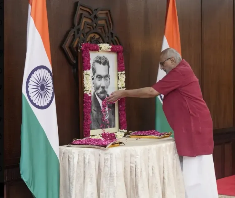 रेट्टामलाई श्रीनिवासन जयंती: उपराष्ट्रपति राधाकृष्णन समेत कई नेताओं ने अर्पित की पुष्पांजलि