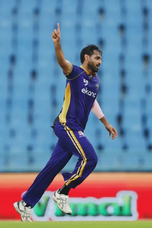 Bhuvneshwar's 4-10 steers Lucknow Falcons to UPT20 final with 47-run win