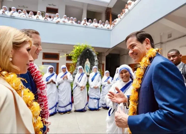 Rubio visits Missionaries of Charity in Kolkata, US-India values in focus