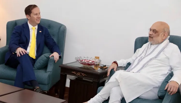 US envoy Sergio Gor, Amit Shah discuss counter-terrorism and drug cooperation