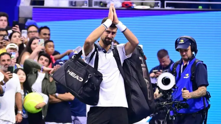 Djokovic exits US Open in first round, cites vomiting and body collapse