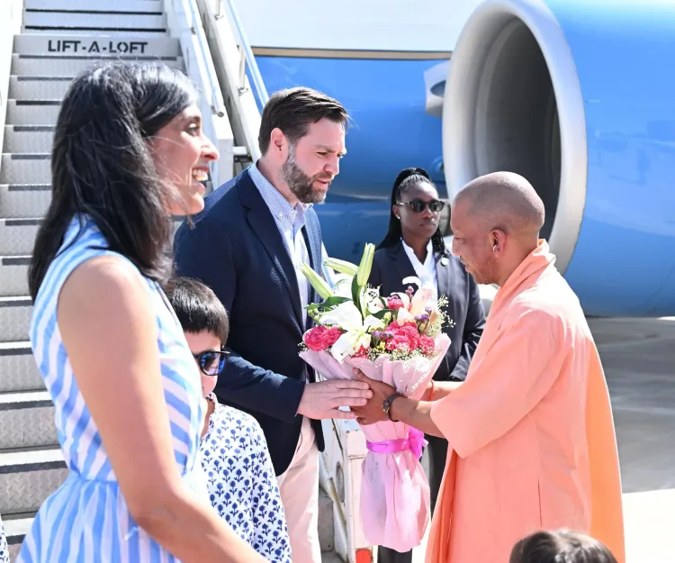 US Vice President J.D. Vance Visits Taj Mahal with Family in Agra