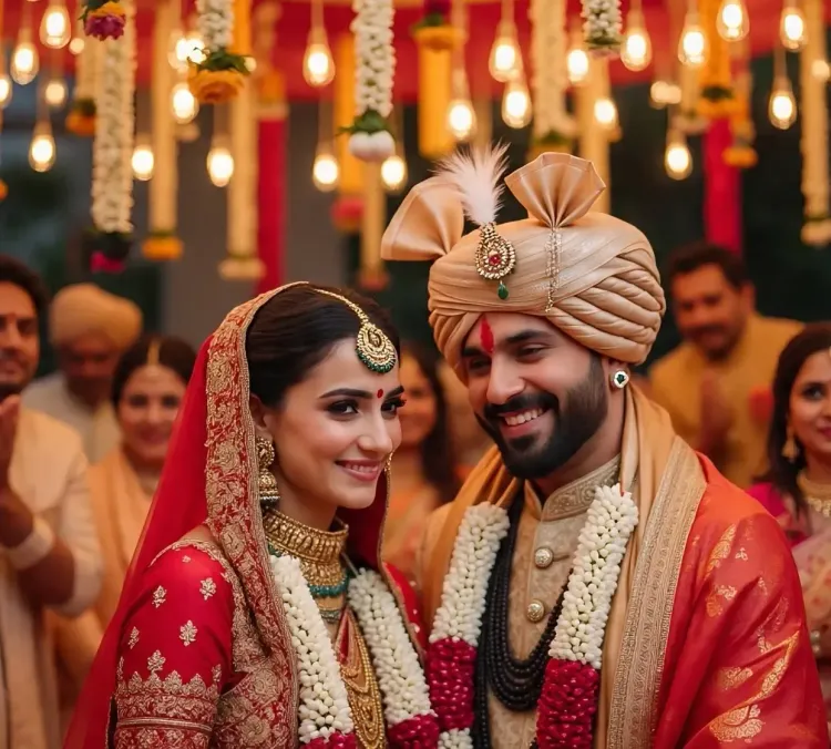 एटा में दो चचेरे भाइयों की भव्य शादी, हेलीकॉप्टर से हुई दुल्हनों की विदाई