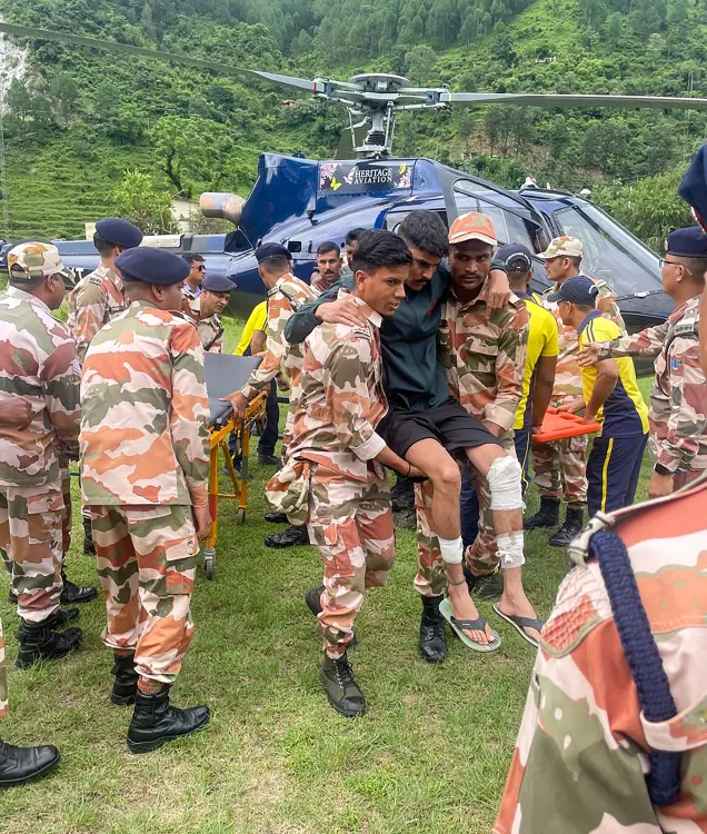 What is the latest update on the Uttarakhand cloudburst relief efforts?