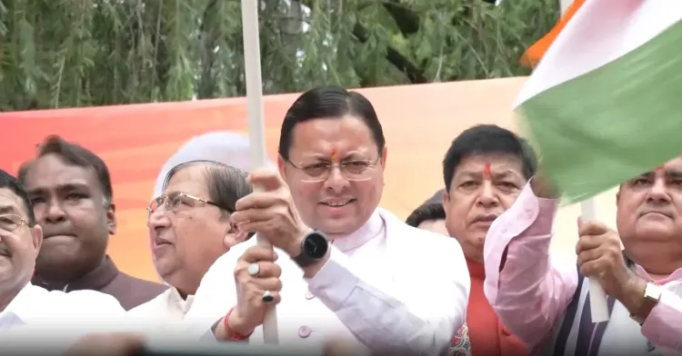 देहरादून में 'हर घर तिरंगा' यात्रा: CM धामी ने किया नेतृत्व, 80वें स्वतंत्रता दिवस से पहले देवभूमि में राष्ट्रभक्ति का संकल्प