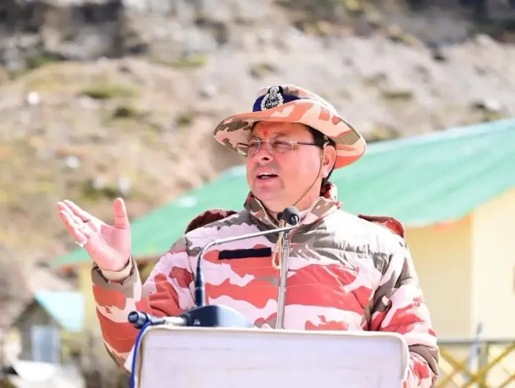 उत्तराखंड में मुनस्यारी: क्या सीएम धामी ने आईटीबीपी जवानों के प्रति आभार व्यक्त किया?