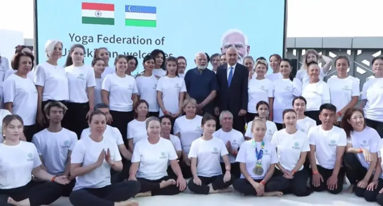 PM Modi watches Yoga session in Tashkent, Uzbekistan team won 25 medals