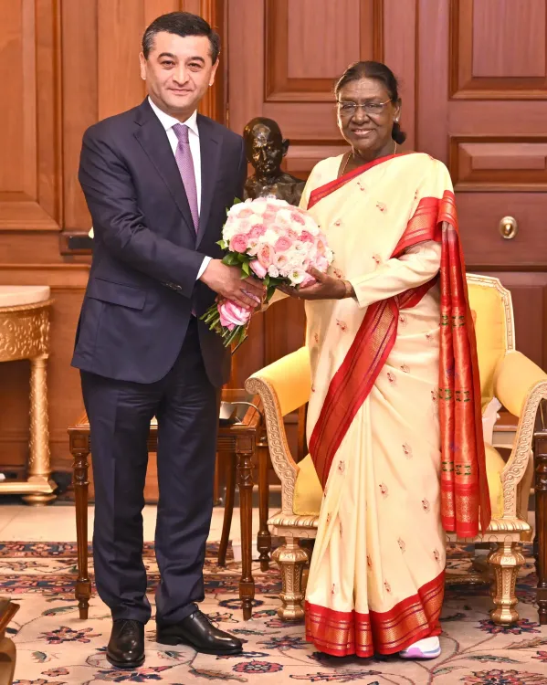 Uzbekistan FM Saidov calls on President Murmu, eyes deeper India ties