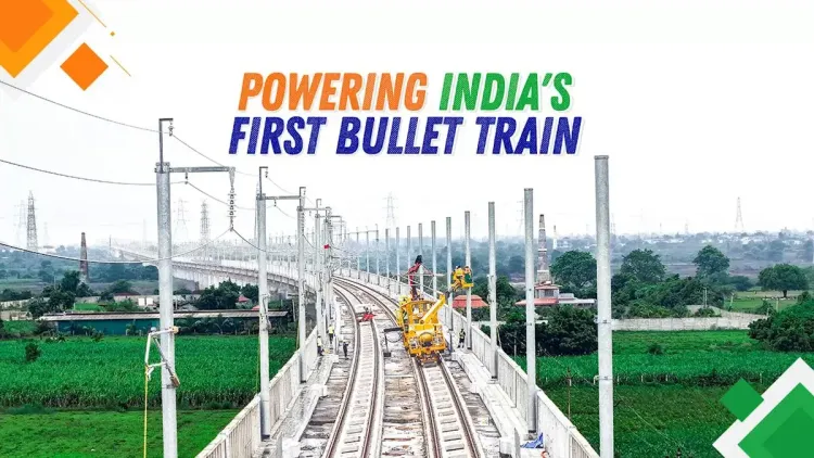 Vaishnaw: Bullet Train Electrification Advances on 508 km Corridor