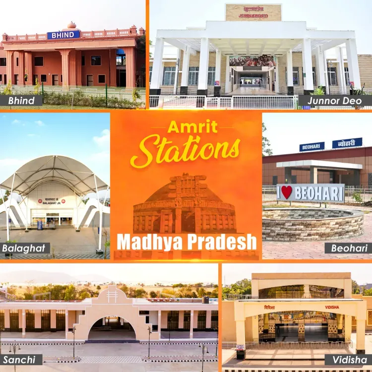 Vaishnaw Highlights 13 MP Amrit Stations Rooted in Heritage