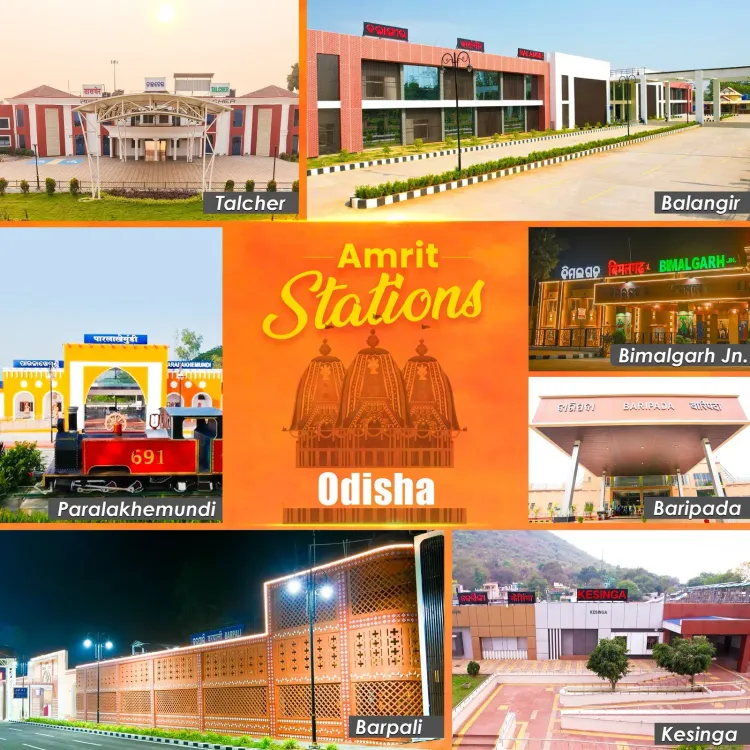 Vaishnaw Highlights 7 Amrit Stations Celebrating Odisha Heritage
