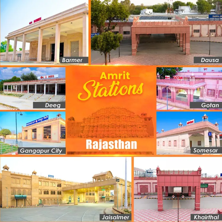 Vaishnaw Highlights 8 Rajasthan Amrit Stations Inspired by Desert Heritage