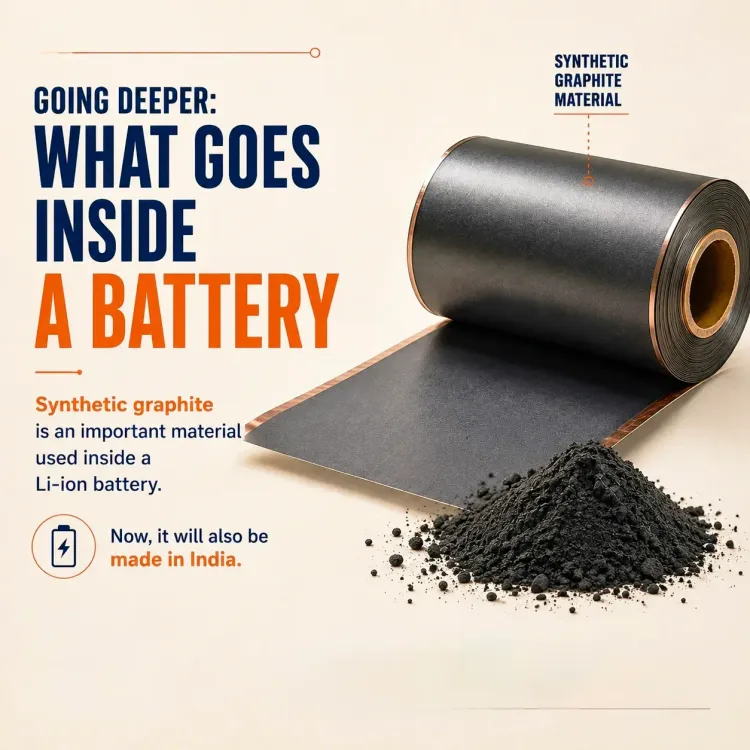 Vaishnaw: Synthetic Graphite for EV Anodes Will Now Be Made in India