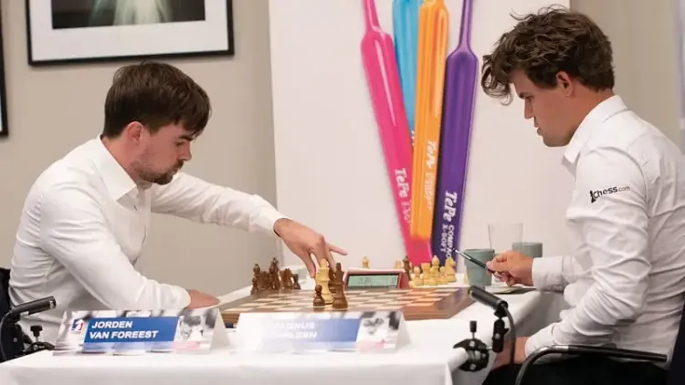 Van Foreest stuns Carlsen in TePe Sigeman classical, snaps year-long unbeaten run