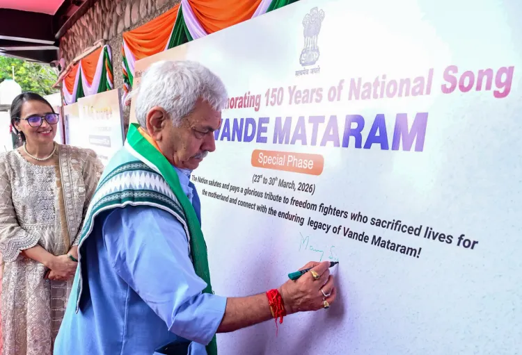 Vande Mataram: The Essence of India’s Identity and Strength, Says J&K L-G