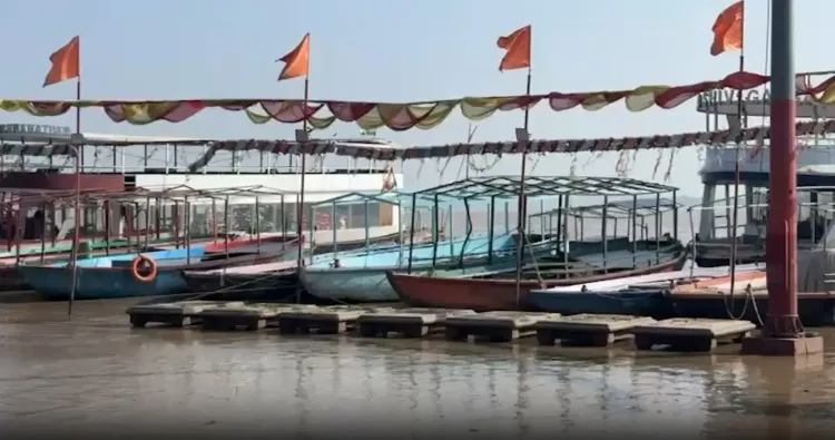 वाराणसी में गंगा का जलस्तर 68.92 मीटर पर, चेतावनी निशान से 1.34 मीटर नीचे; नाव संचालन अभी भी बंद