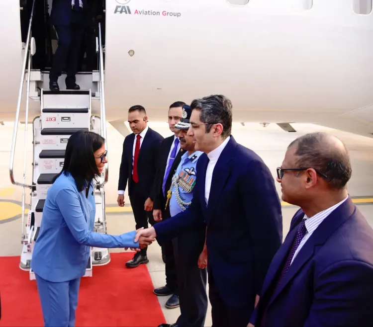 Venezuela VP Delcy Rodriguez lands in Delhi for 5-day India visit