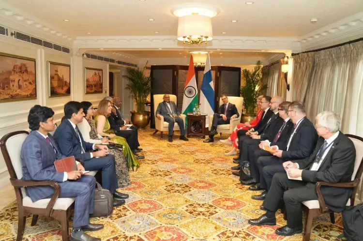C P Radhakrishnan and Alexander Stubb Explore India-Finland Ties Amid Global Changes