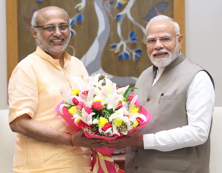 What Wishes Did Vice President Radhakrishnan Share for PM Modi's Birthday?