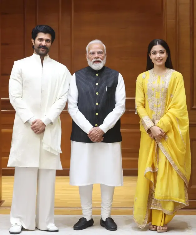 Vijay Deverakonda and Rashmika Mandanna Seek PM Modi's Blessing Ahead of Their Wedding