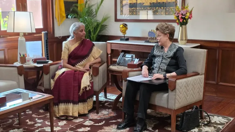 दिलमा रूसेफ का भारत के 'विकसित भारत' लक्ष्य के लिए एनबीडी का समर्थन