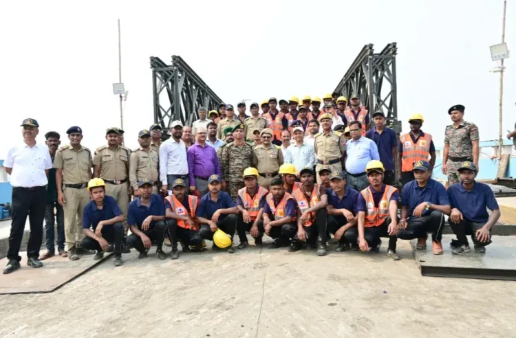 विक्रमशिला सेतु पर BRO ने 170 फीट का बेली ब्रिज किया तैयार, भागलपुर में जल्द बहाल होगी आवाजाही