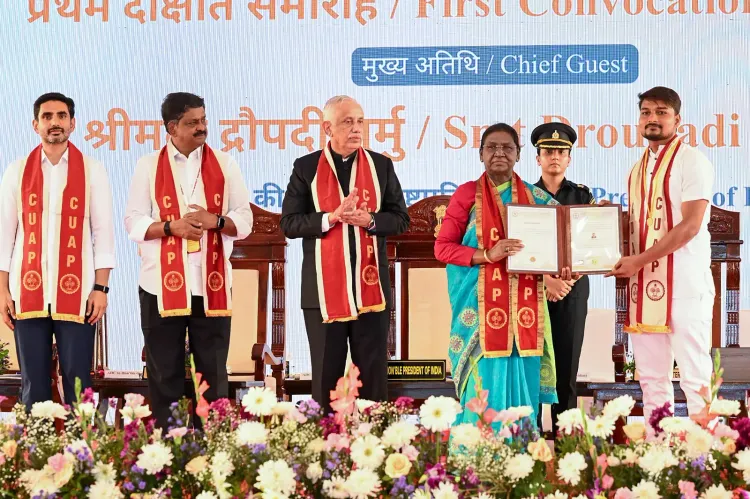 Viksit Bharat by 2047: President Murmu bets on youth at Andhra varsity convocation