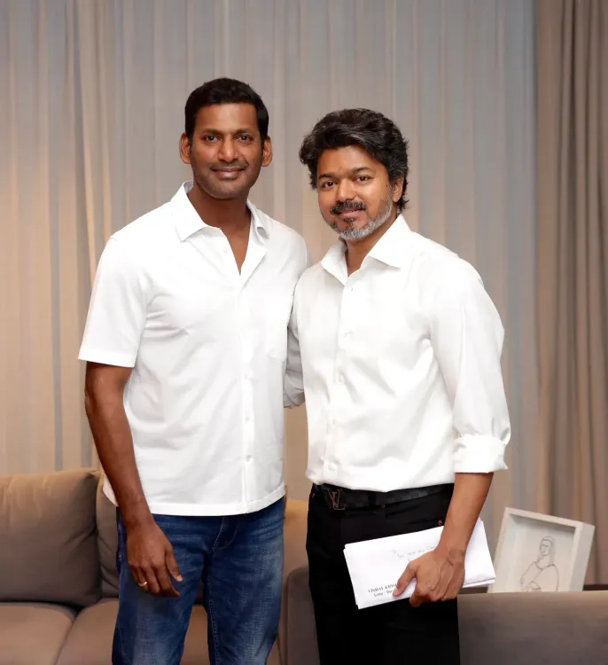 Vishal calls TN CM Vijay 'Darling': 'Word hasn't changed since Loyola college'