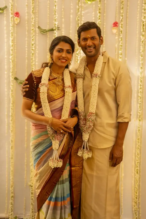 Did Vishal Just Share the Most Heartfelt Birthday Wish for His Fiancée Sai Dhanshika?