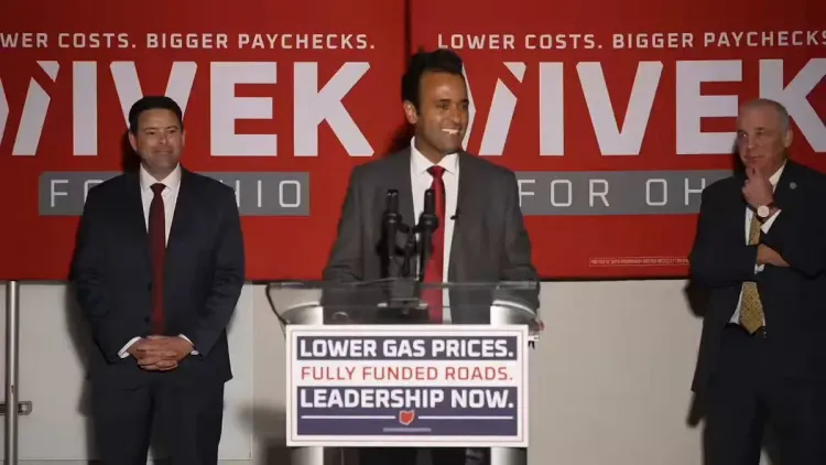 Vivek Ramaswamy Hails Ohio Gas Tax Suspension