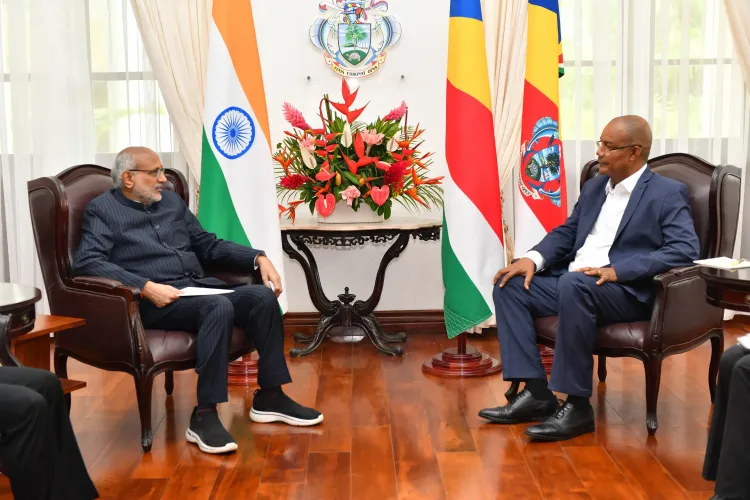 How Did VP Radhakrishnan's Meeting with Seychelles President Strengthen Bilateral Ties?