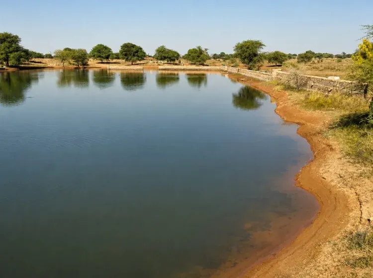 Dharam Talab in Bhilwara turns toxic: pond cordoned off, villagers on alert