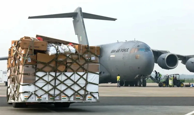 IAF airlifts 40 tonnes of flood relief to Nepal from Hindon Airbase