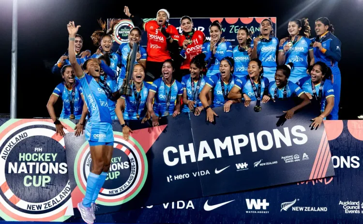 India win FIH Women's Nations Cup 2025-26, beat New Zealand 2-0 in final