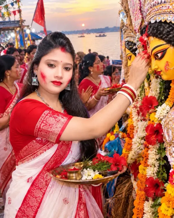 Vijaya Dashami 2026: Bengalis bid subdued farewell to Goddess Durga after Kolkata stampede