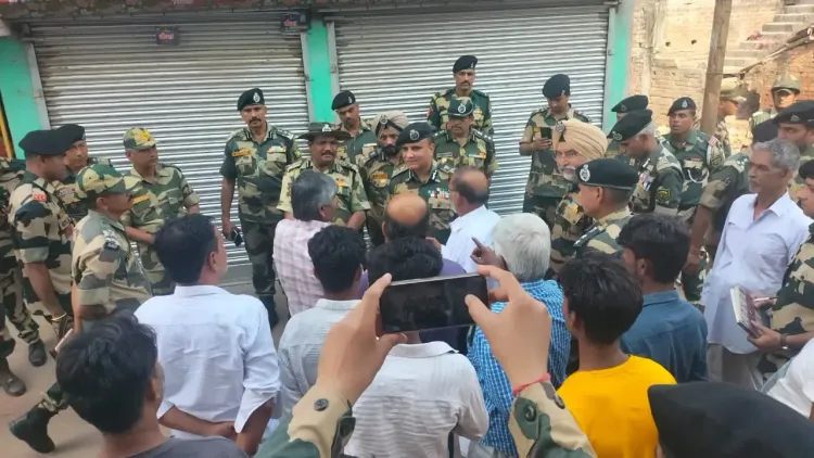 West Bengal: BSF ADG Engages with Victims of Murshidabad Violence, Offers Support