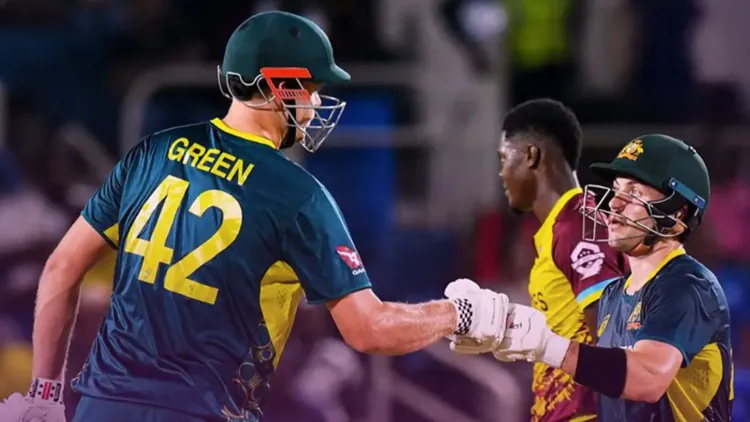 क्या ऑस्ट्रेलिया ने वेस्टइंडीज को आठ विकेट से हराकर टी20 सीरीज में 2-0 की बढ़त बनाई?