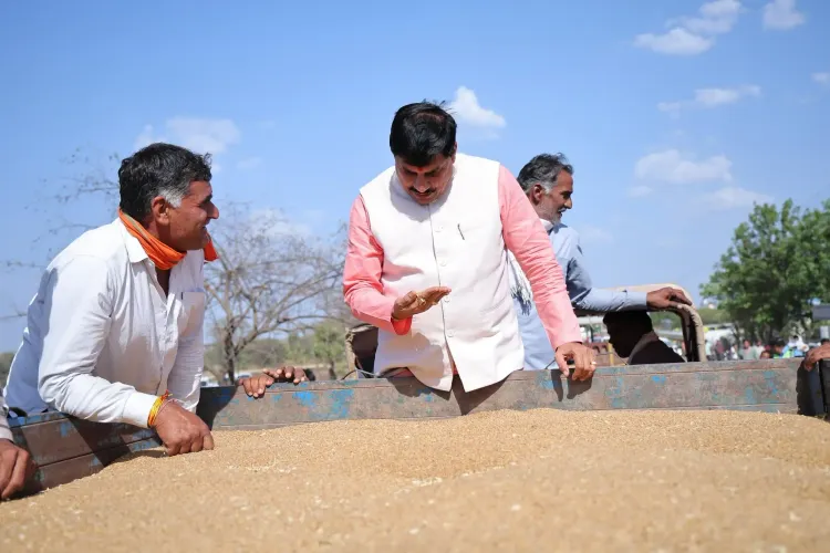 MP CM Mohan Yadav's surprise inspection at Ujjain wheat centre flags farmer concerns