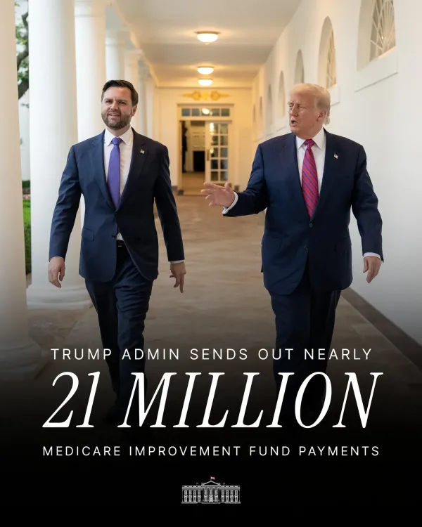 White House: 21 Million Medicare Fund Payments Sent Under Trump