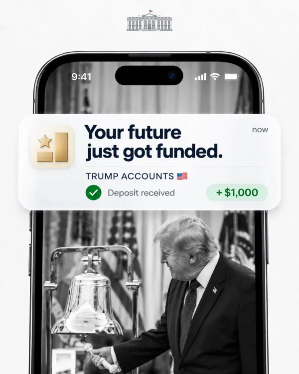 White House: 70M Trump Accounts, $4.5B Deposited Since July 4